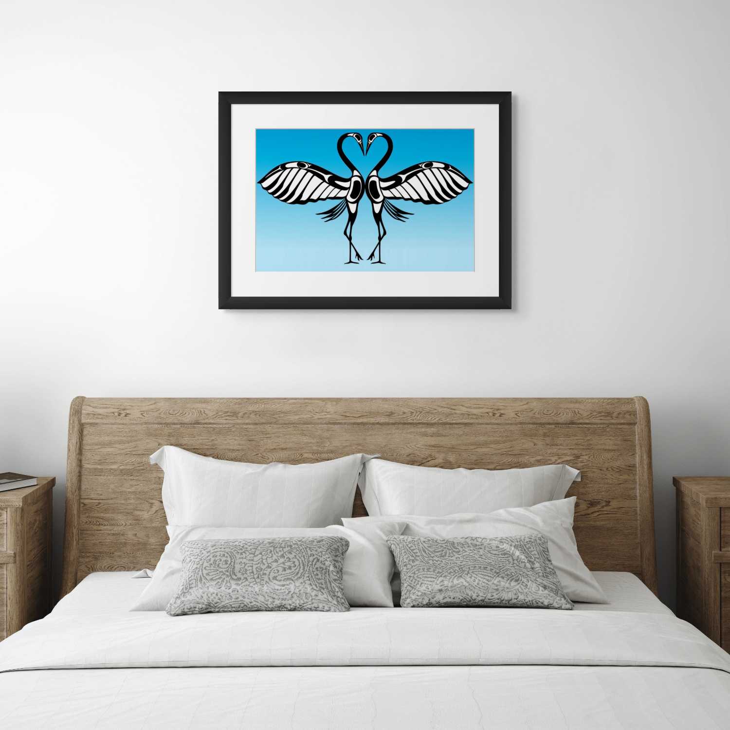 Sandhill Cranes Print by Tsimshian artist Roy Henry Vickers