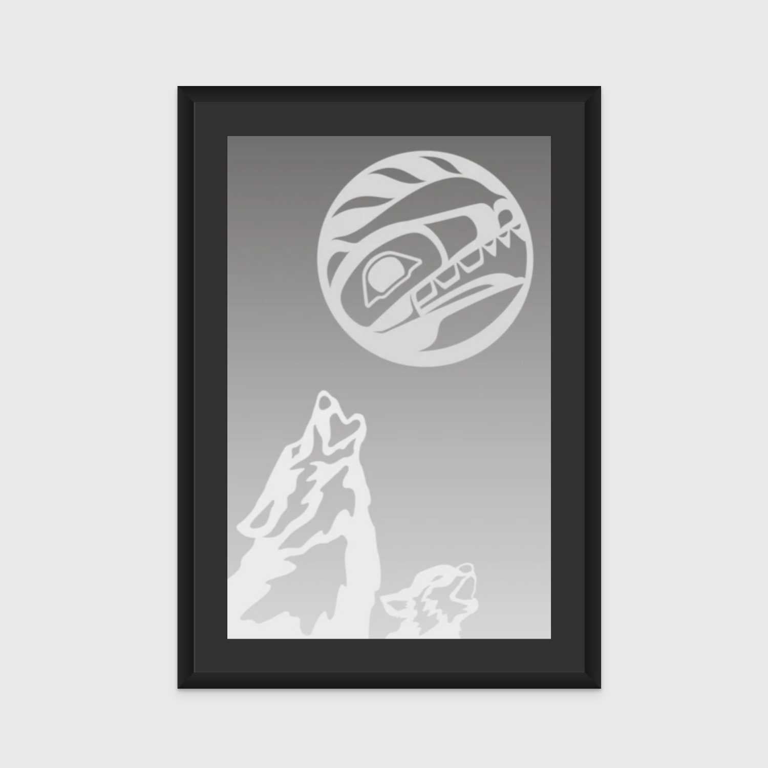 Wolf Moon Print by Tsimshian artist Roy Henry Vickers