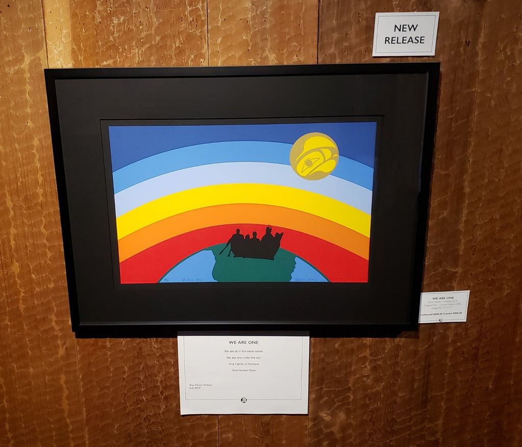 First Nations Rainbow Limited Edition Print by Tsimshian artist Roy Vickers
