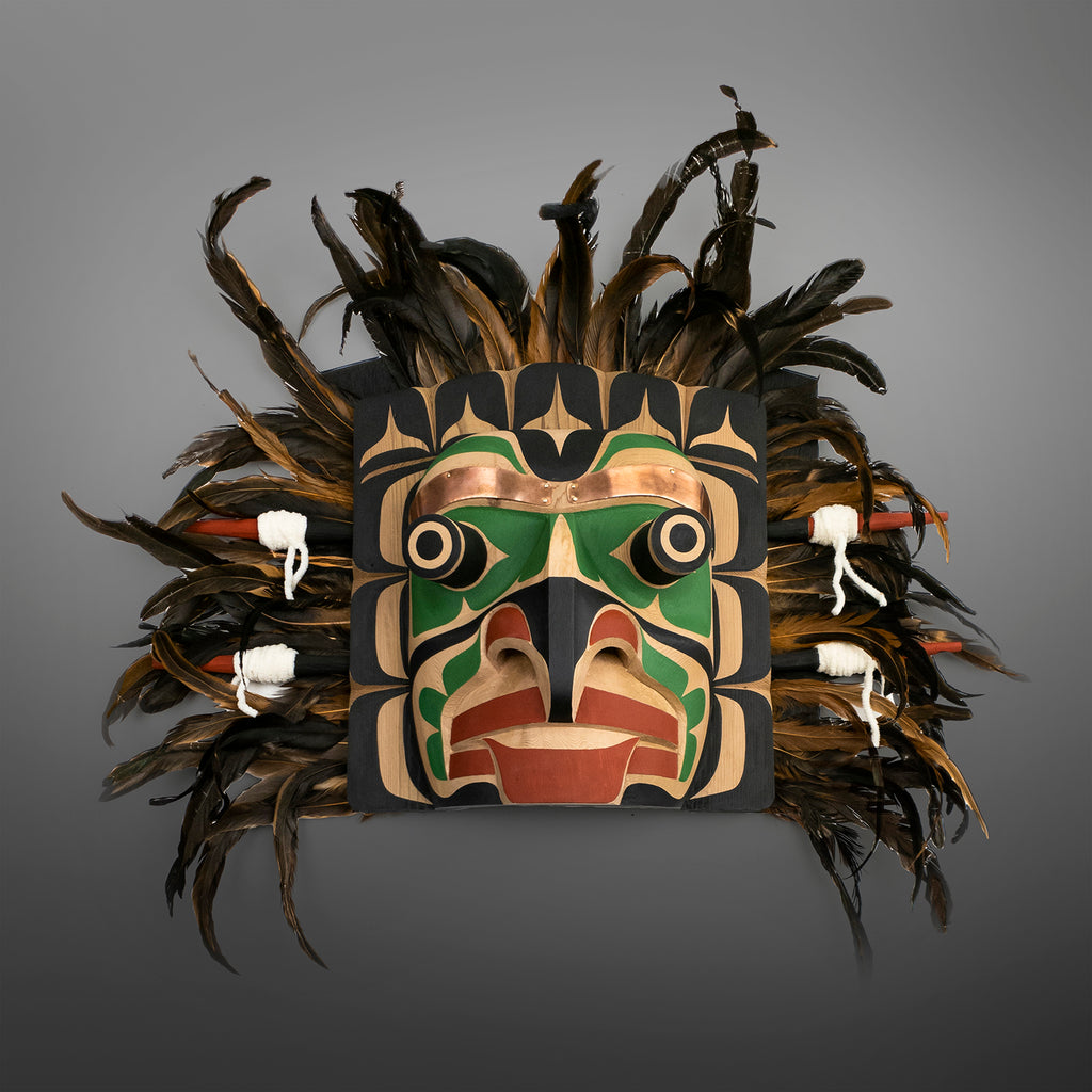 Sea Eagle Mask by Kwagul Master Carver Calvin Hunt