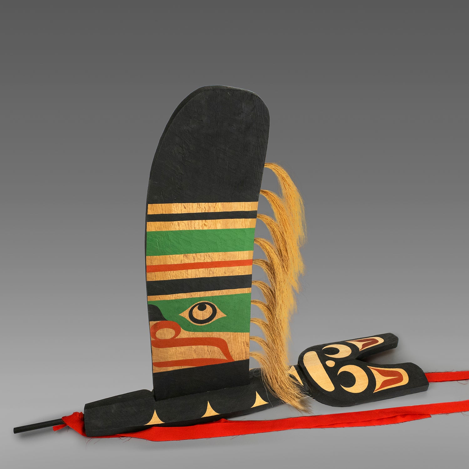 First Nations Orca or Killer Whale Fins by Kwakwaka'wakw Master Carver Calvin Hunt