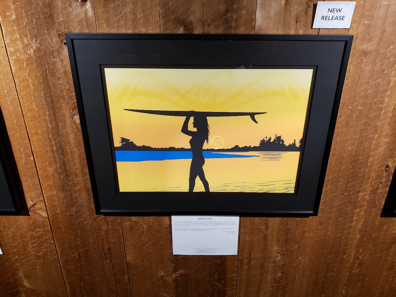 Surfer Girl Limited Edition Print by Tsimshian artist Roy Vickers