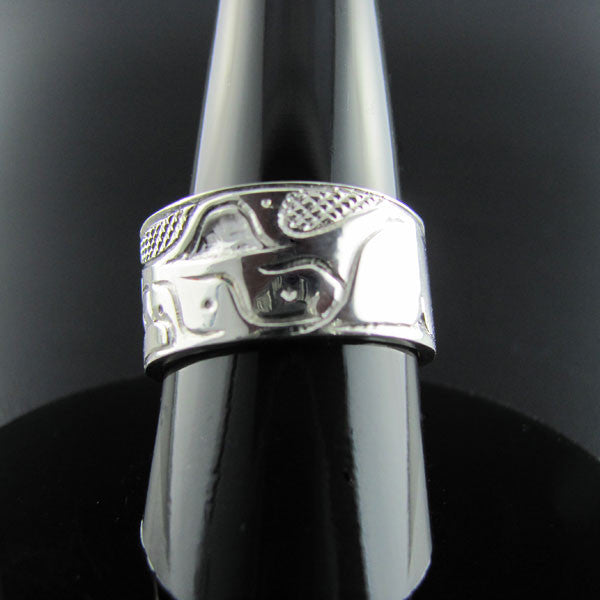Haida Whale Ring