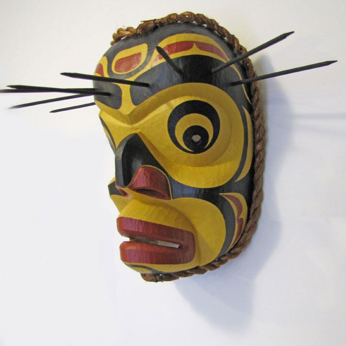 First Nations Bee Mask by Kwakiutl carver Trevor Hunt