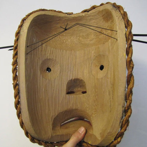 First Nations Bee Mask by Kwakiutl carver Trevor Hunt