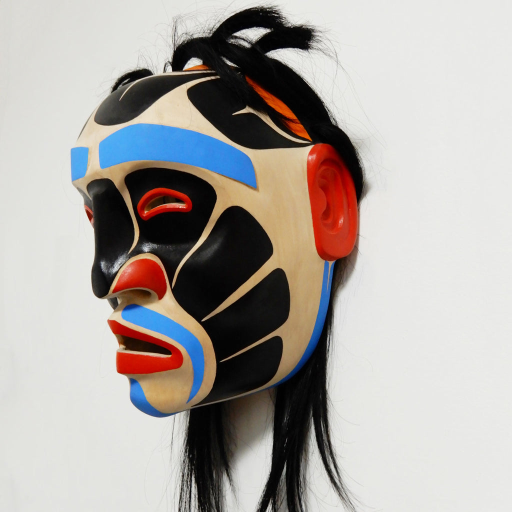 Komokwa Portrait Mask by Kwakwaka'wakw carver Shawn Karpes