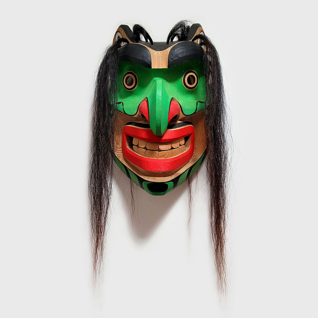 Wild Man of the Woods Mask by Kwakwaka'wakw carver Raymond Shaw