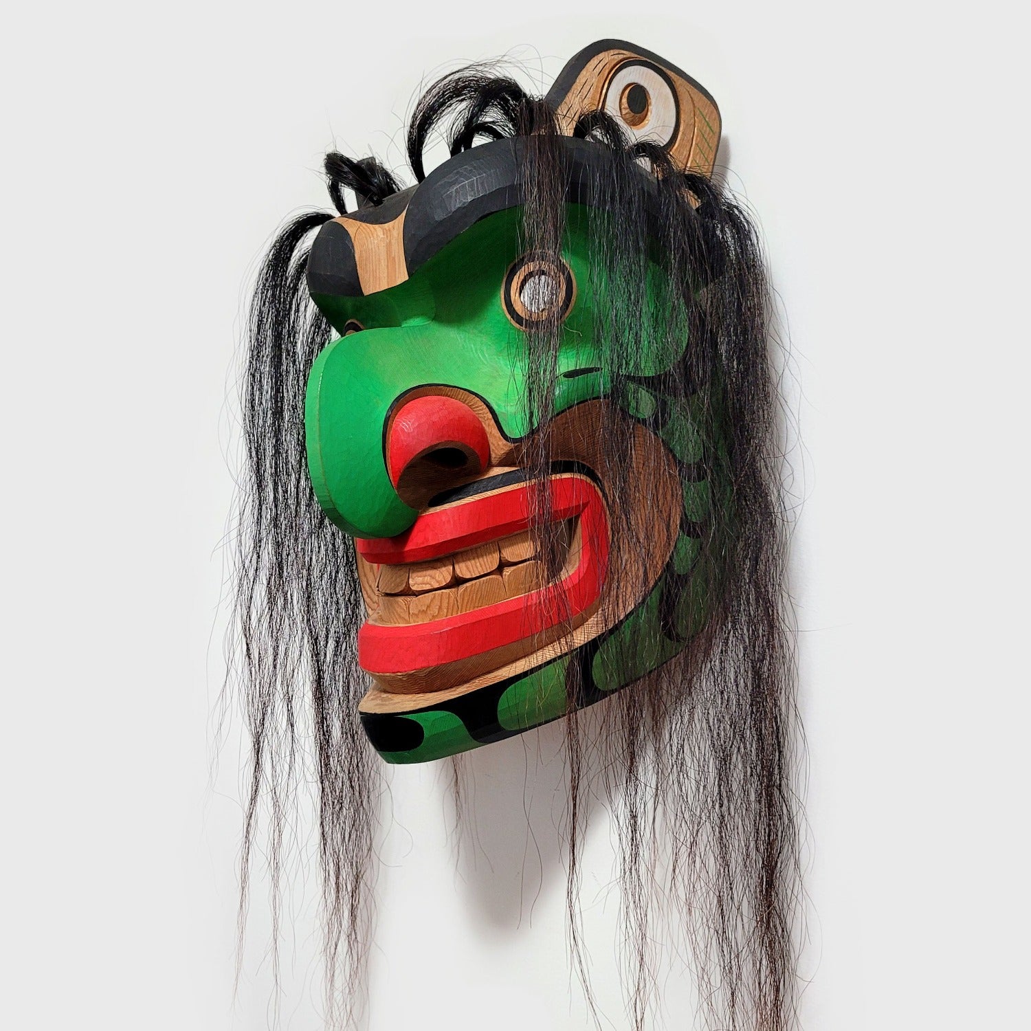 Wild Man of the Woods Mask by Kwakwaka'wakw carver Raymond Shaw