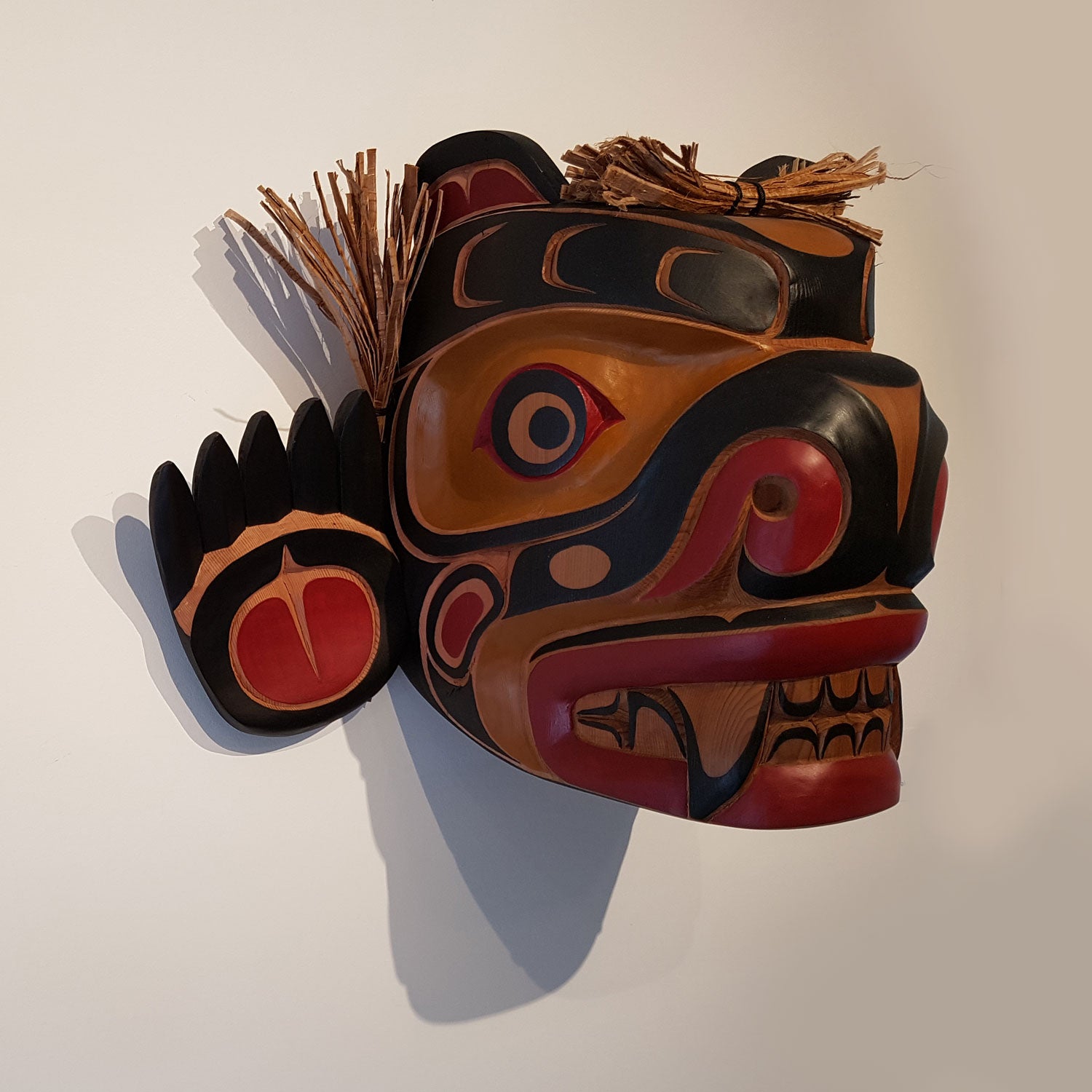First Nations Bear Mask by Kwakwaka'wakw Master Carver Bill Henderson