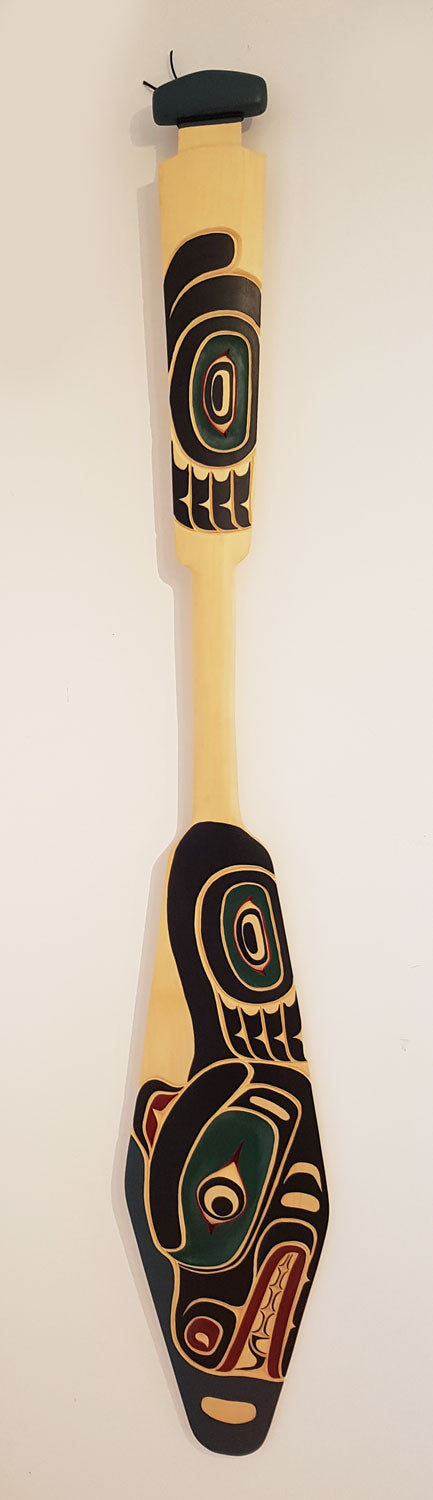 Cedar Bear Paddle by Kwakwaka'wakw Master Carver Bill Henderson