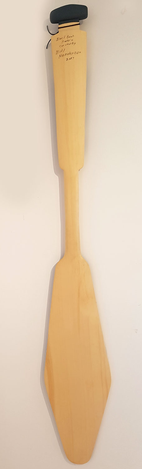 Cedar Bear Paddle by Kwakwaka'wakw Master Carver Bill Henderson