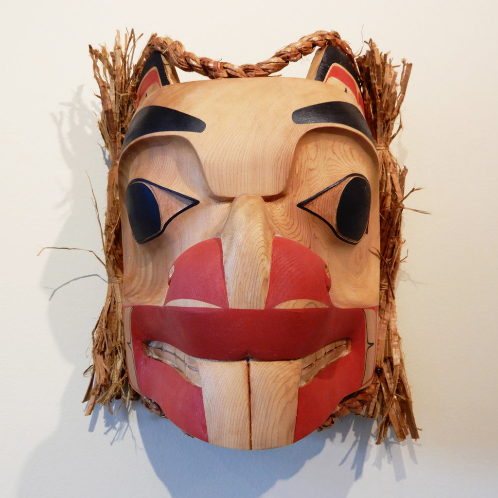 First Nations Beaver Mask by Haida carver Reg Davidson