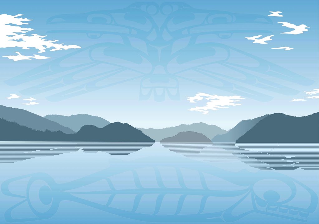 Blue Cruise Limited Edition Print by Tsimshian artist Roy Vickers