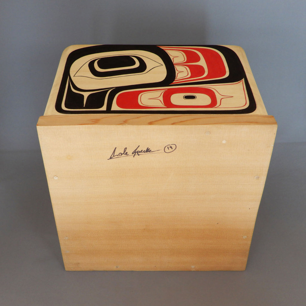 First Nations Cedar Bentwood Box by Kwakwaka'wakw carver Cole Speck