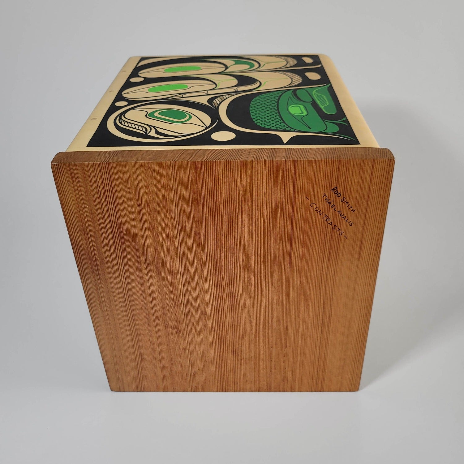 Painted Bentwood Box by Kwakwaka'wakw artist Rod Smith