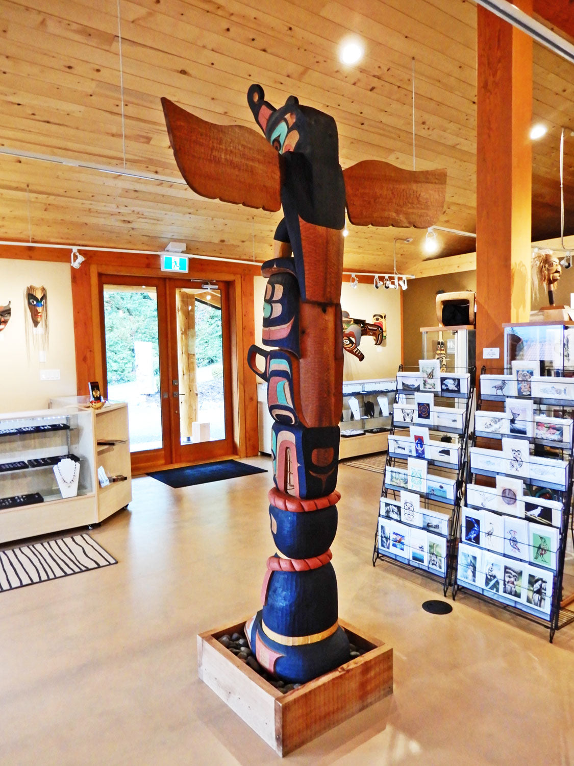 Thunderbird, Orca and Chief Totem Pole by Kwakwaka'wakw Master Carver Calvin Hunt