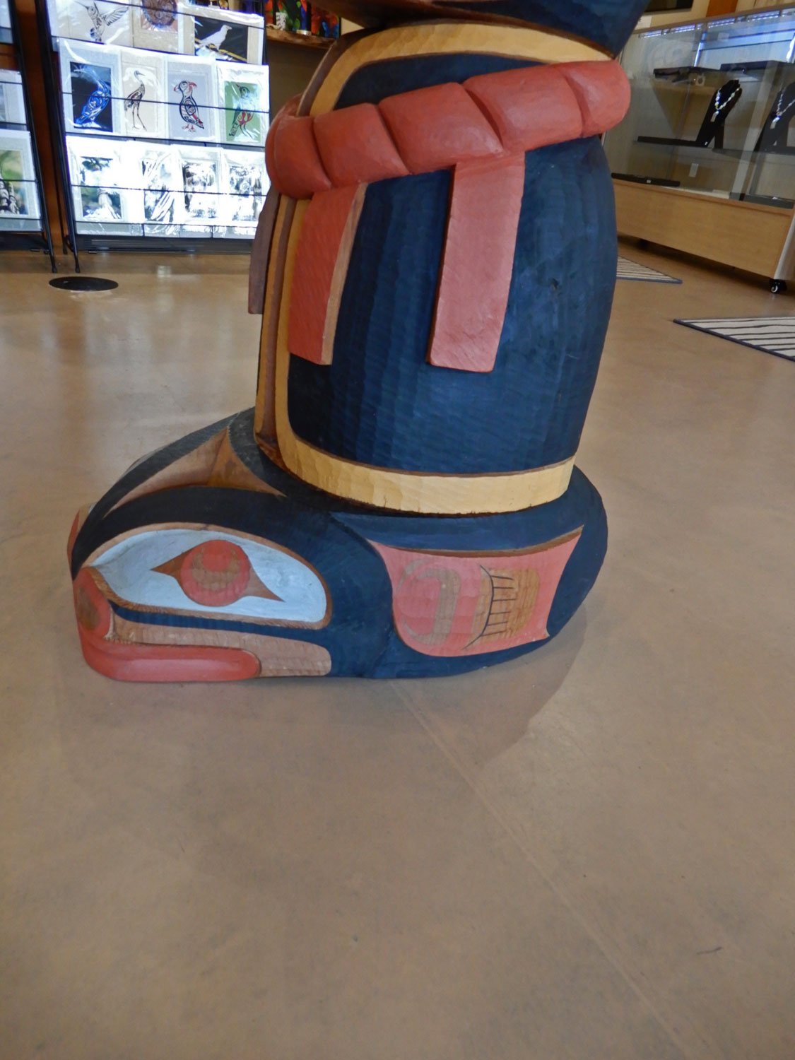 Thunderbird, Orca and Chief Totem Pole by Kwakwaka'wakw Master Carver Calvin Hunt