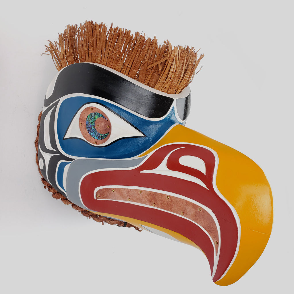 Eagle Headdress by First Nations Carver Karver Everson