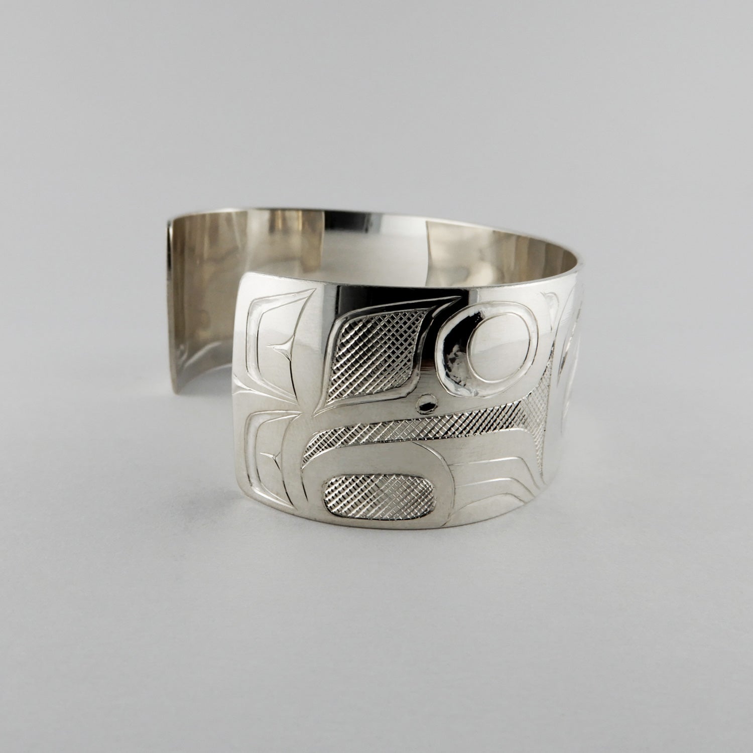 Silver Eagle Bracelet by Haida artist Andrew Williams