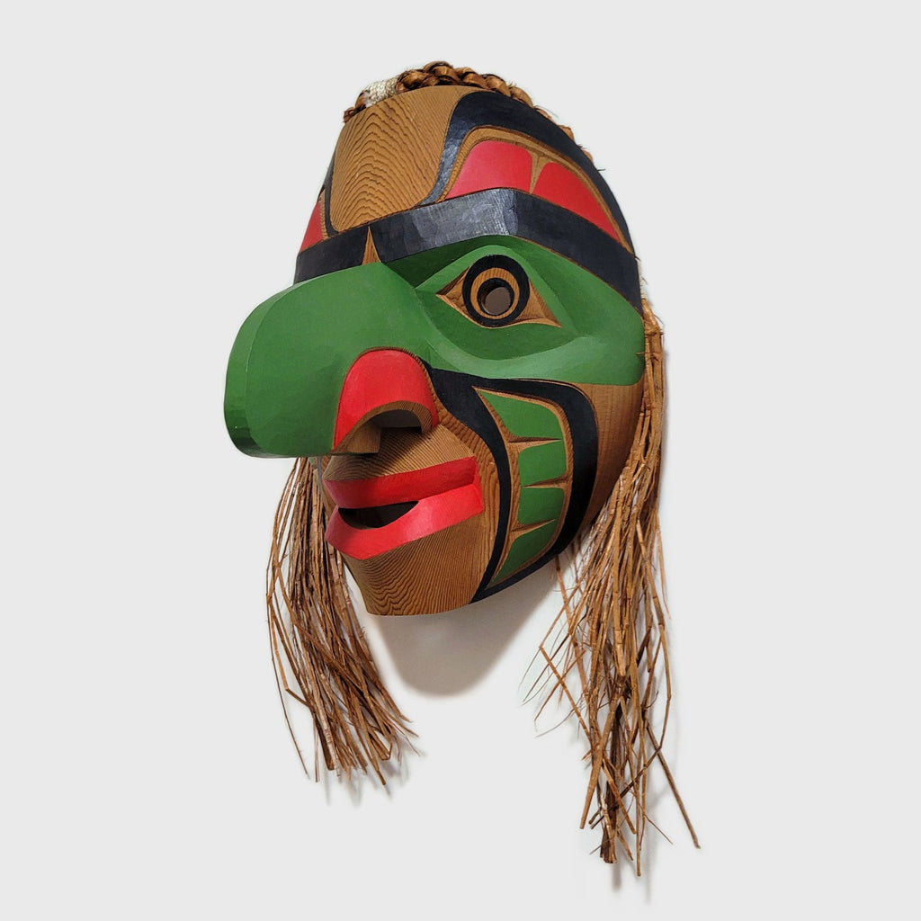 Potlatch Portrait Mask by Kwakwaka'wakw carver Charlie Johnson