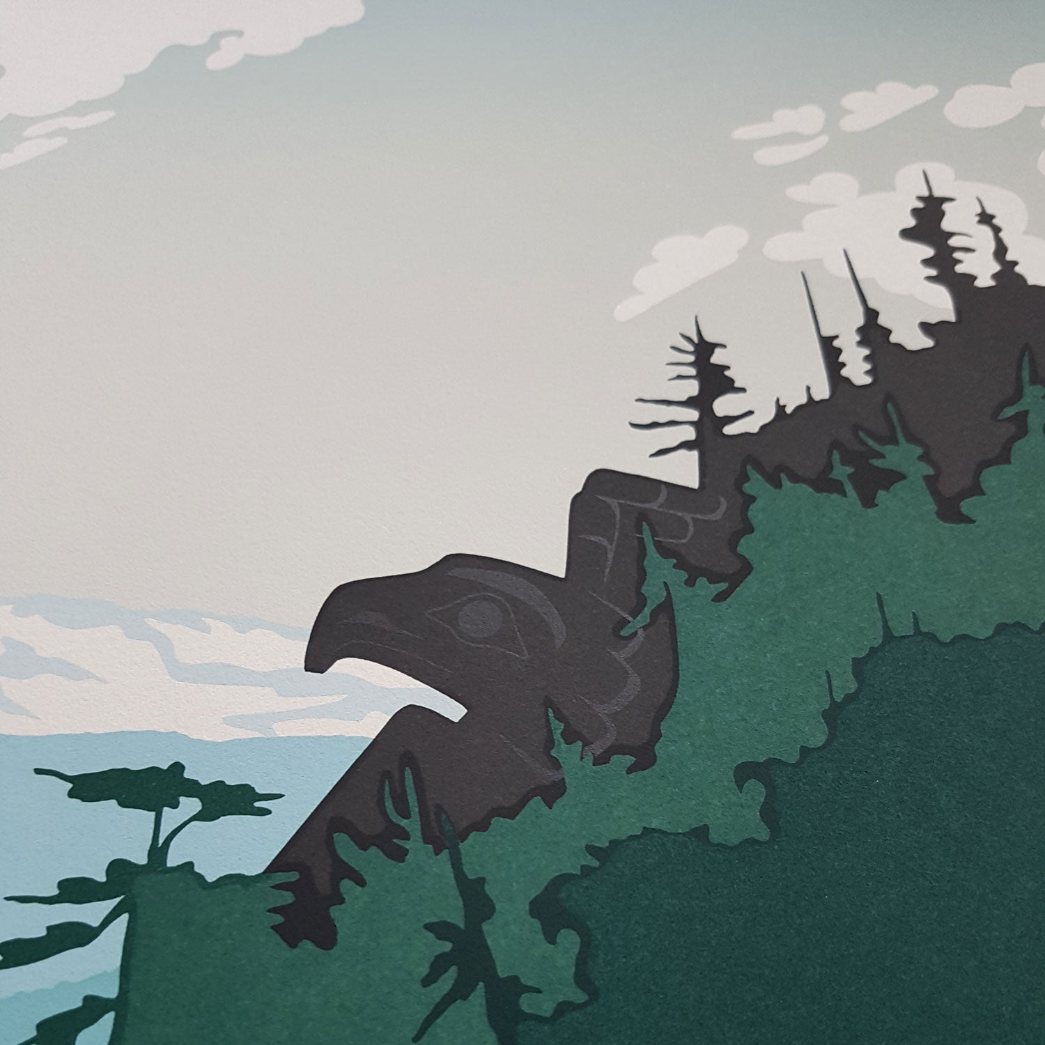 Guardian of the Pass Limited Edition Print by Tsimshian artist Roy Vickers