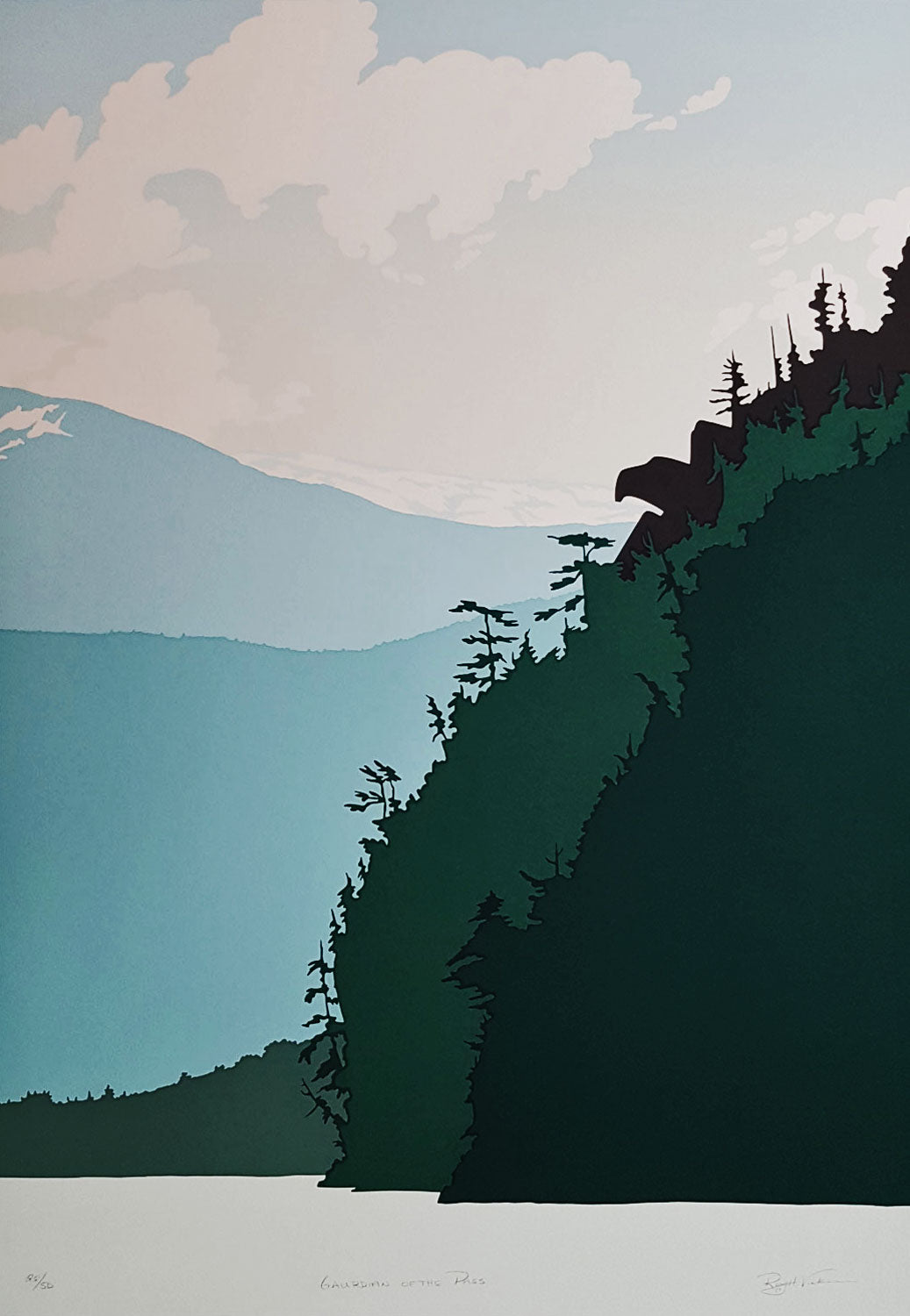 Guardian of the Pass Limited Edition Print by Tsimshian artist Roy Vickers