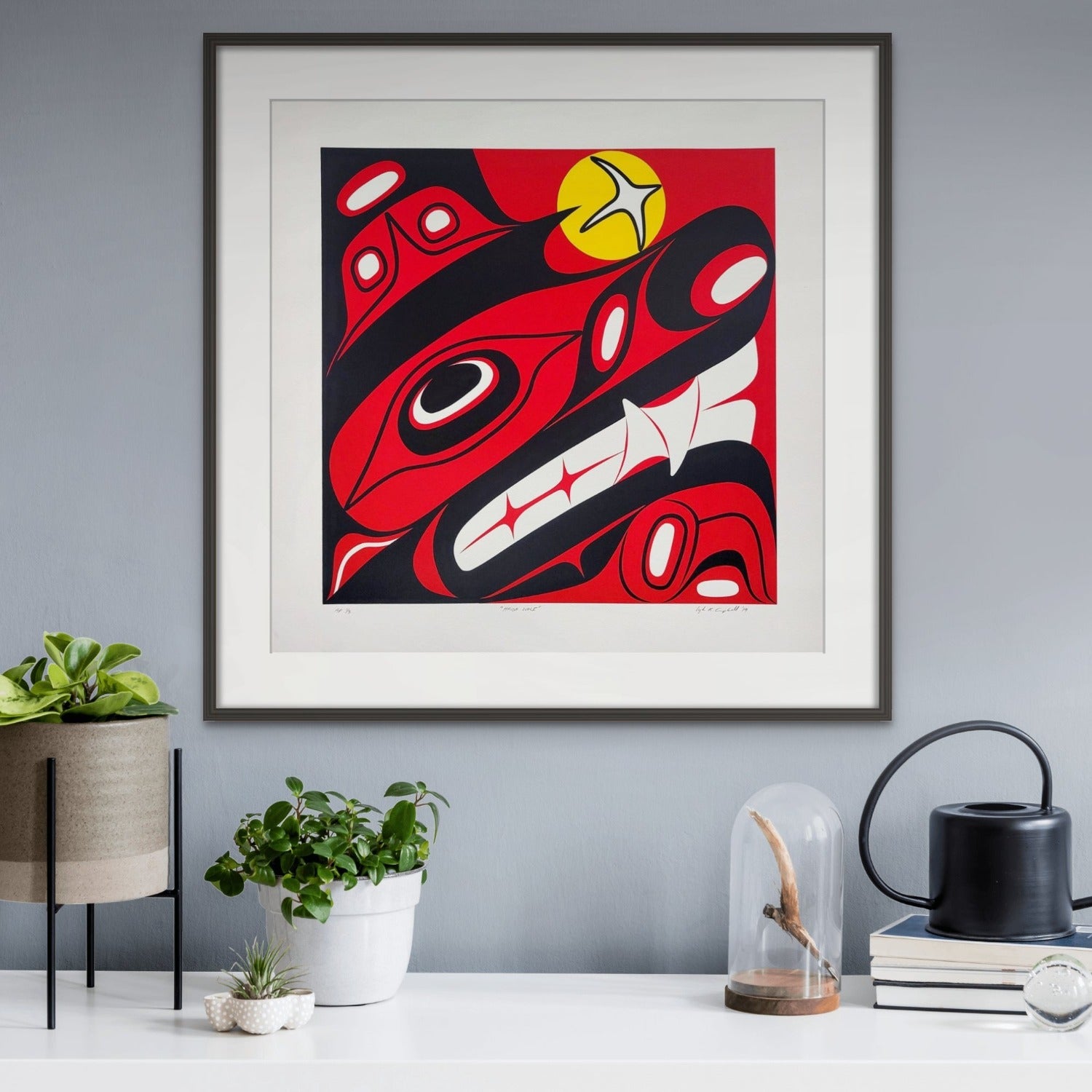 Native Wolf Limited Edition Print by Haida artist Lyle Campbell