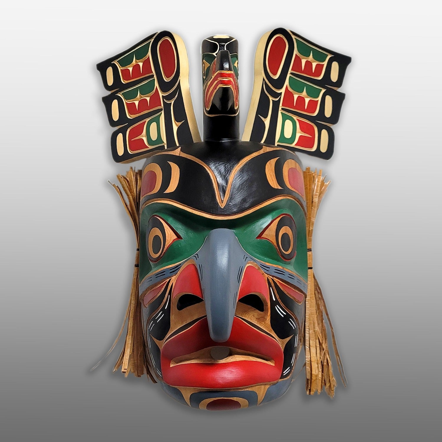 Hunter of the Woods Mask by Kwakwaka'wakw Master Carver Bill Henderson