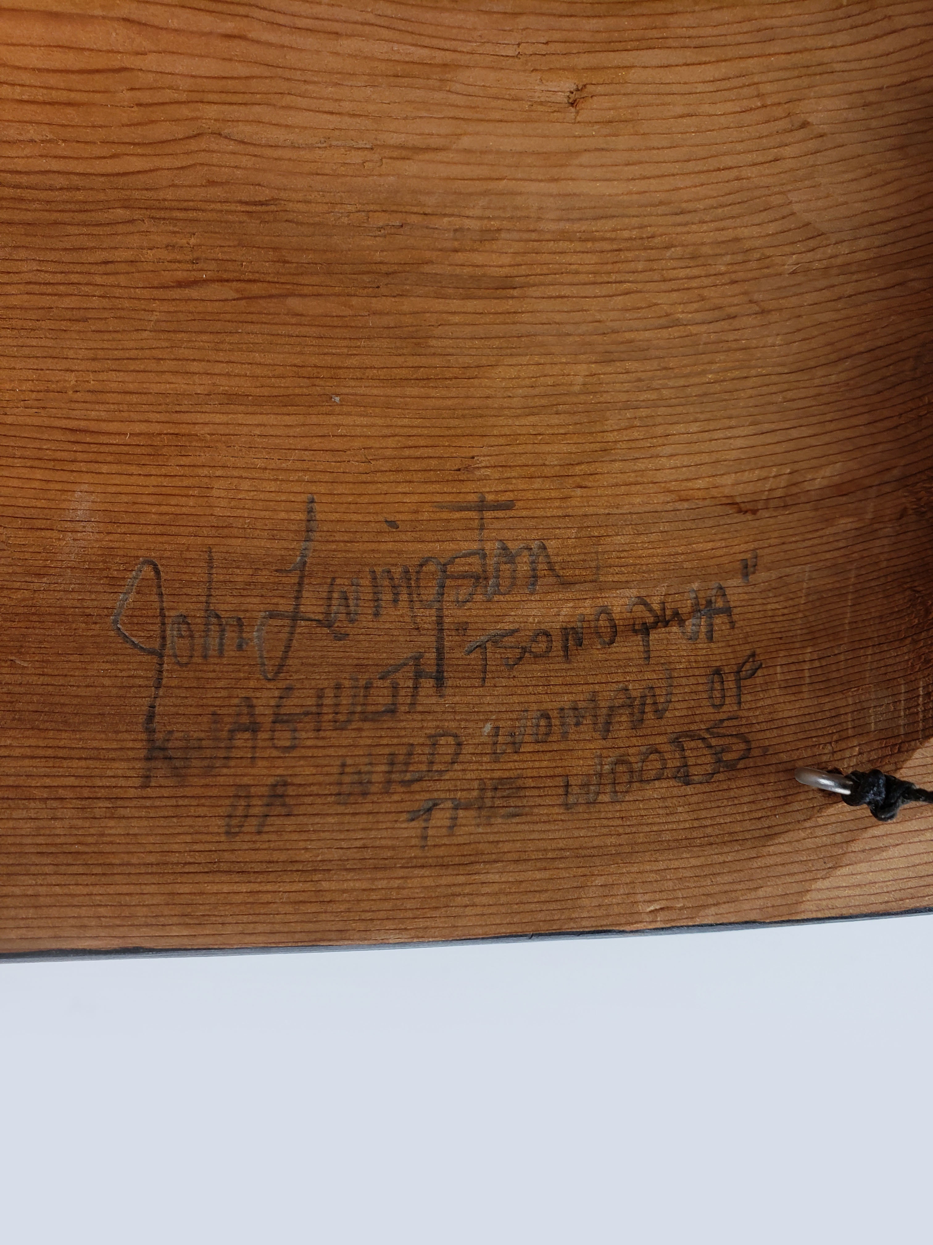 Wild Woman of the Woods or Tsonoqua Mask by Kwakwaka'wakw carver John Livingston