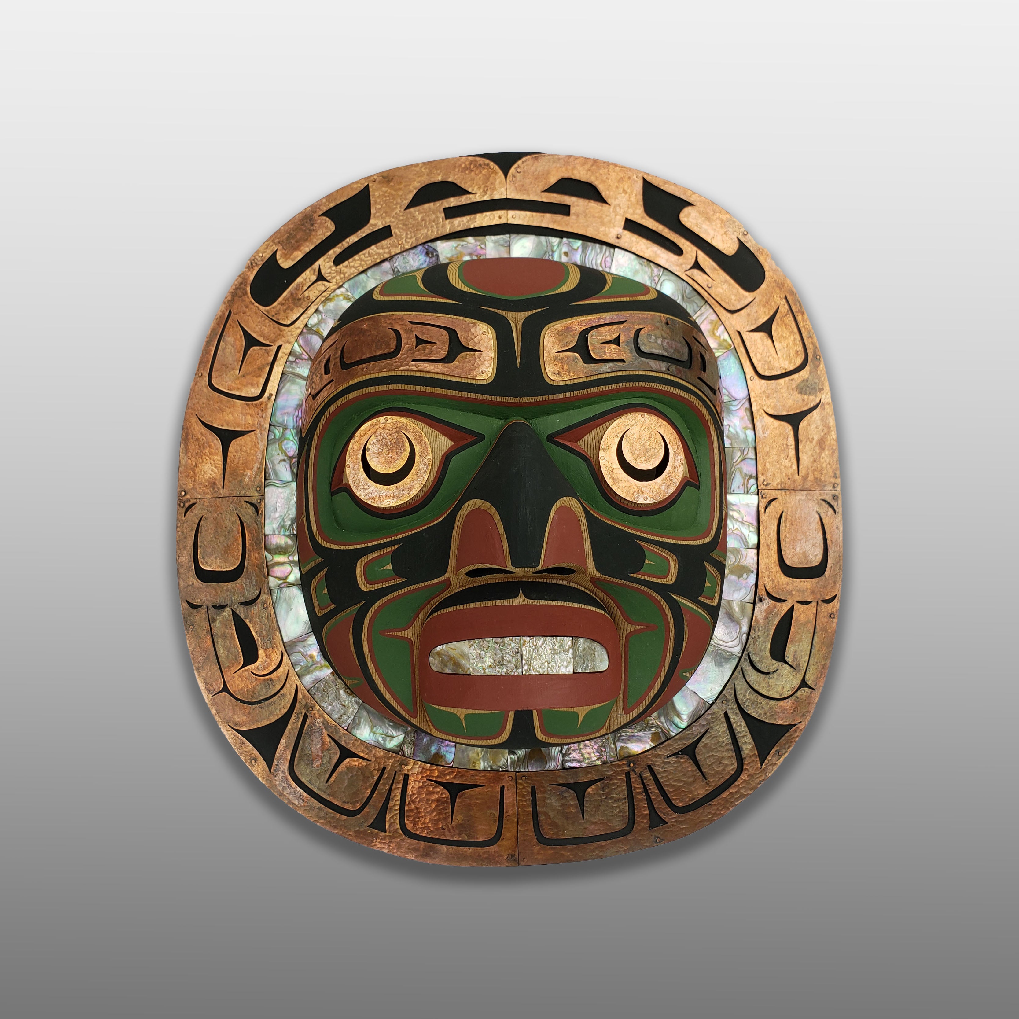 Copper Moon Mask by Kwakwaka'wakw carver Kevin Cranmer
