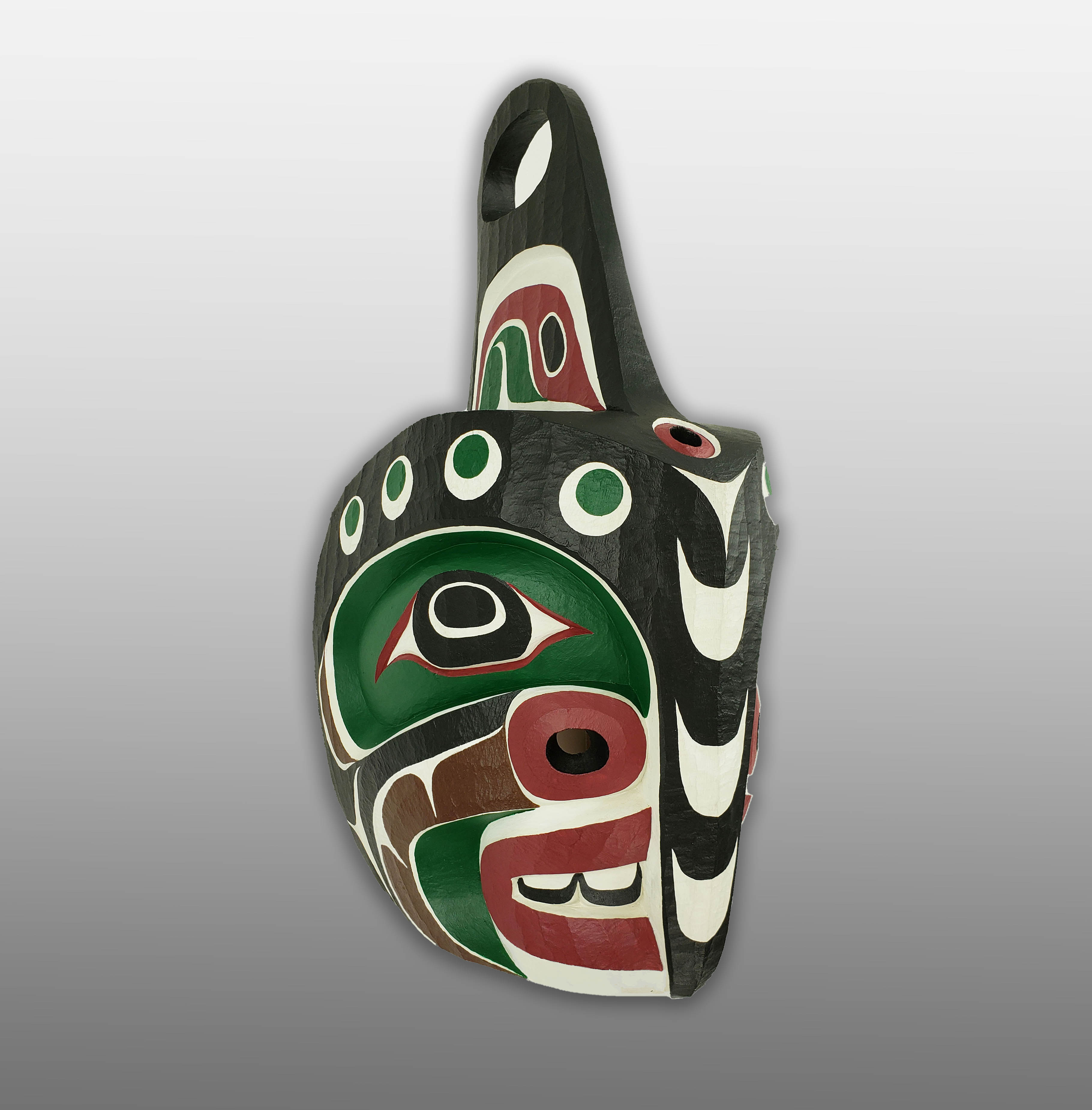 First Nations Killer Whale Mask by Kwakwaka'wakw carver Talon George