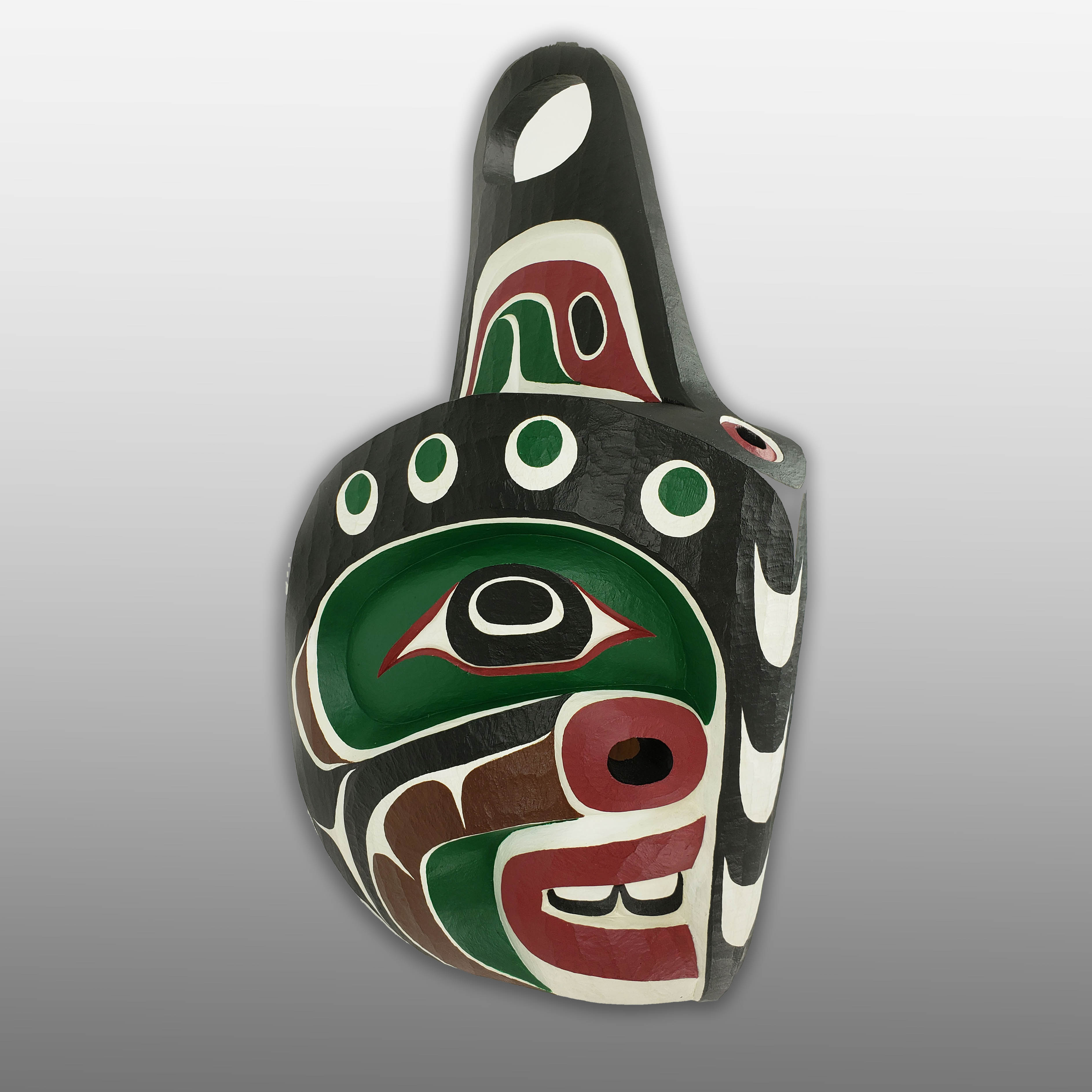 First Nations Killer Whale Mask by Kwakwaka'wakw carver Talon George