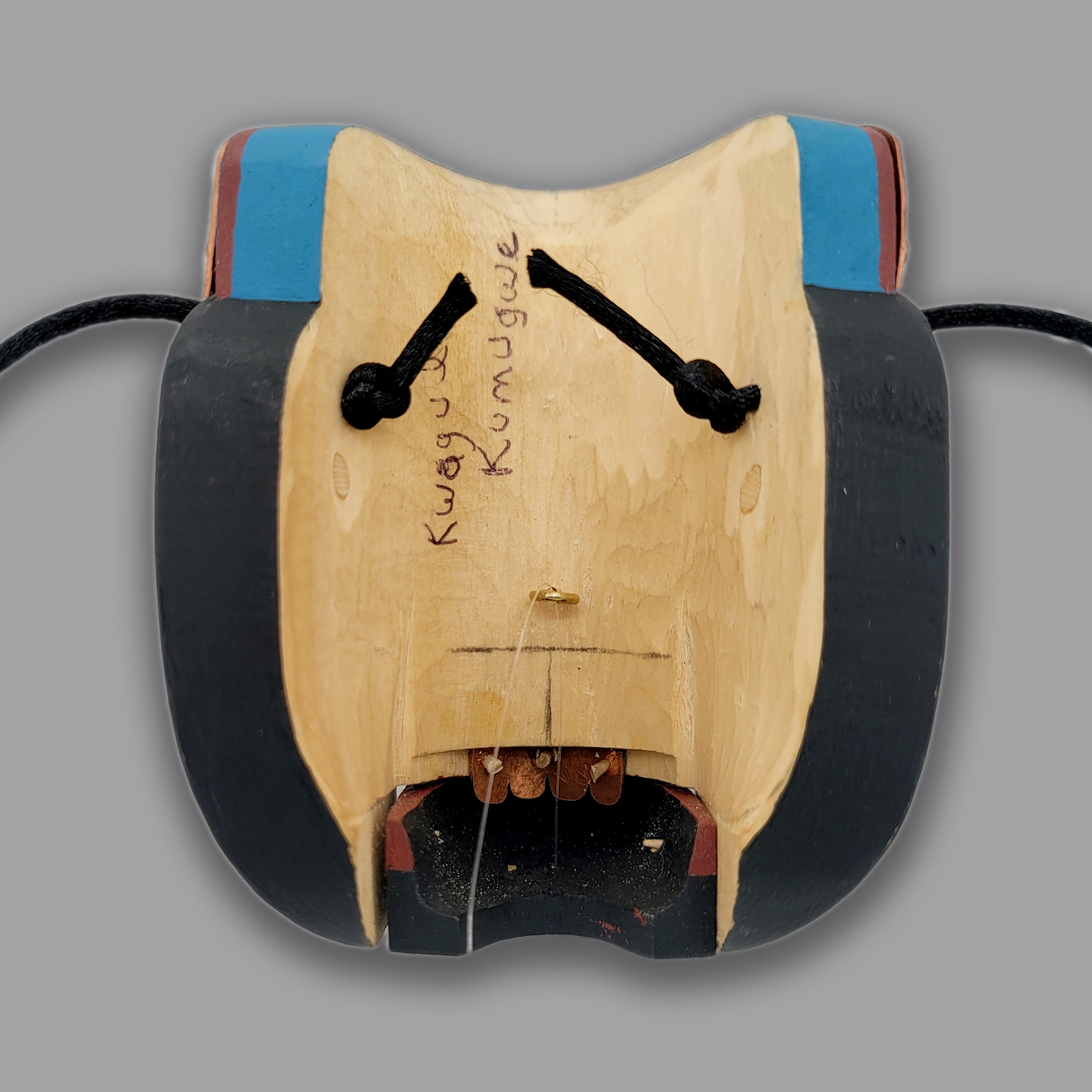 Wood King of the Undersea Mask Pendant by Kwakwaka'wakw carver Kevin Cranmer