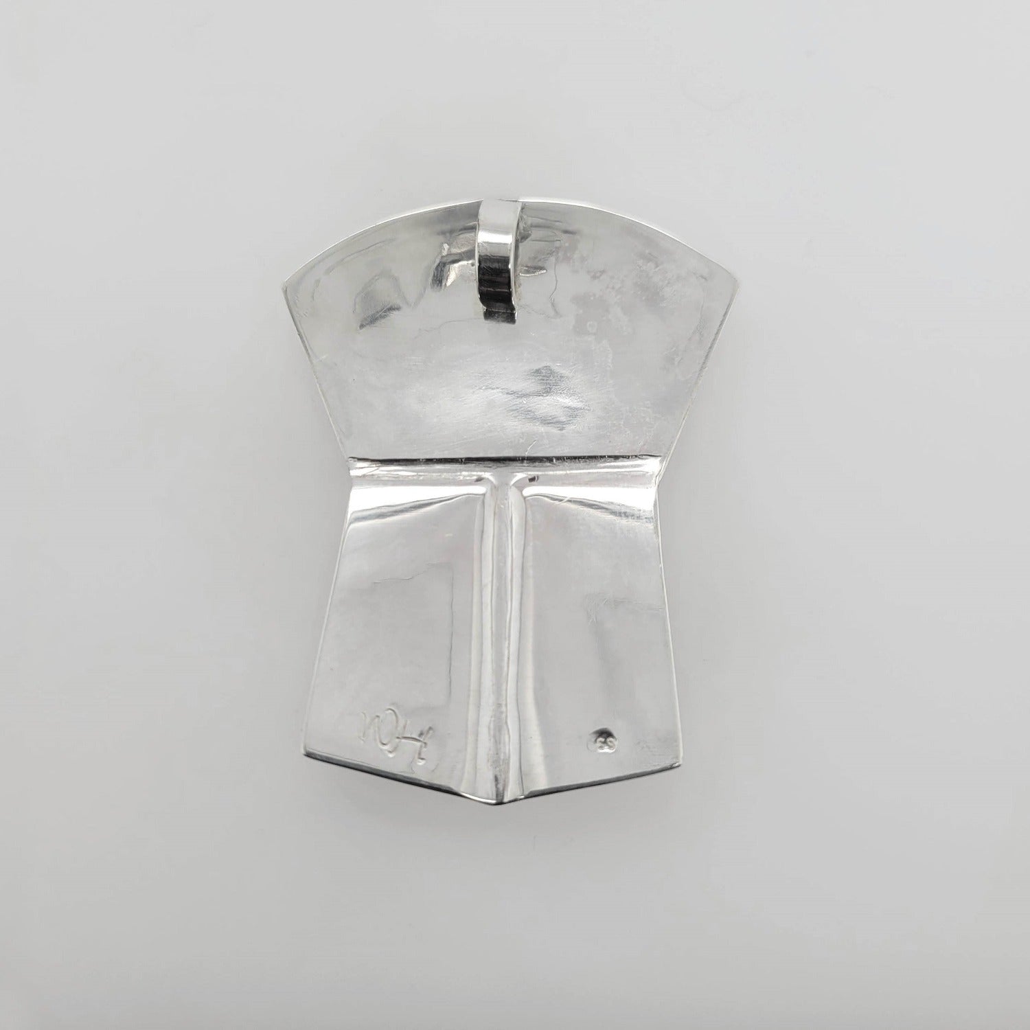 Native Silver Orca Pendant by Tsimshian artist Bill Helin