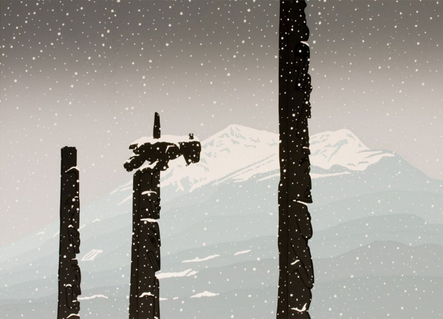 Look to the Mountain Limited Edition Print by Tsimshian artist Roy Vickers