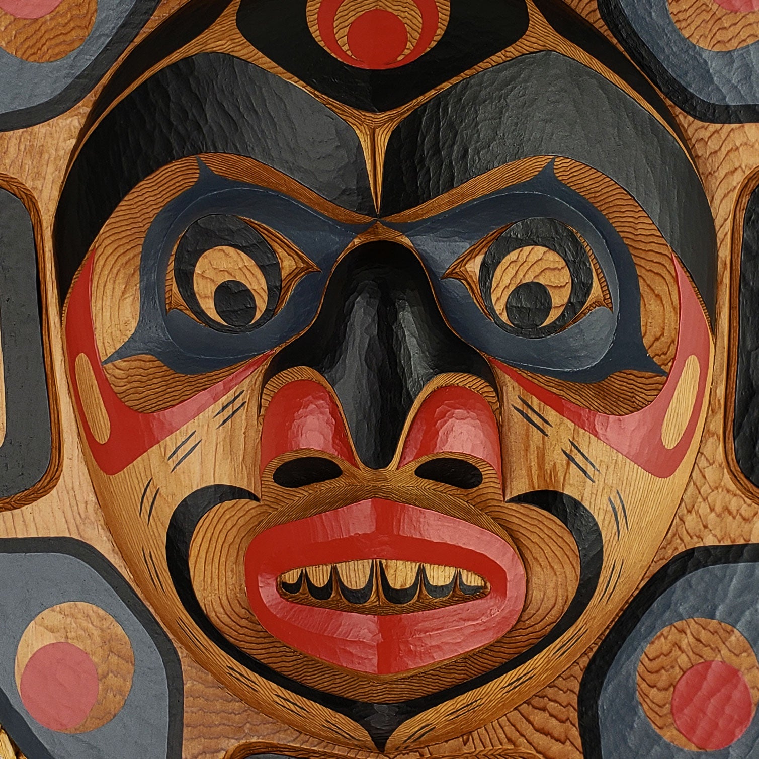 Moon Mask by Kwakwaka'wakw carver Junior Henderson