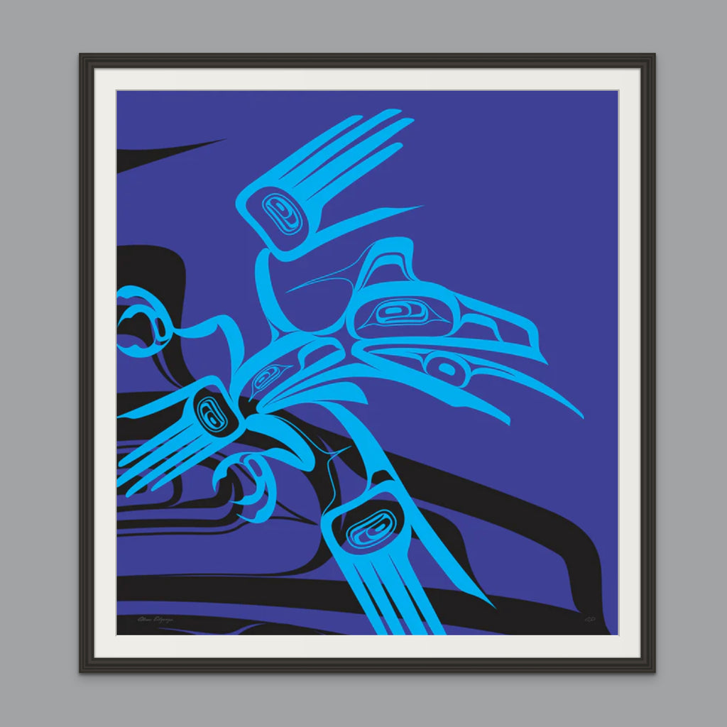 "Moving Forward" Limited Edition Print by Tahltan artist Alano Edzerza