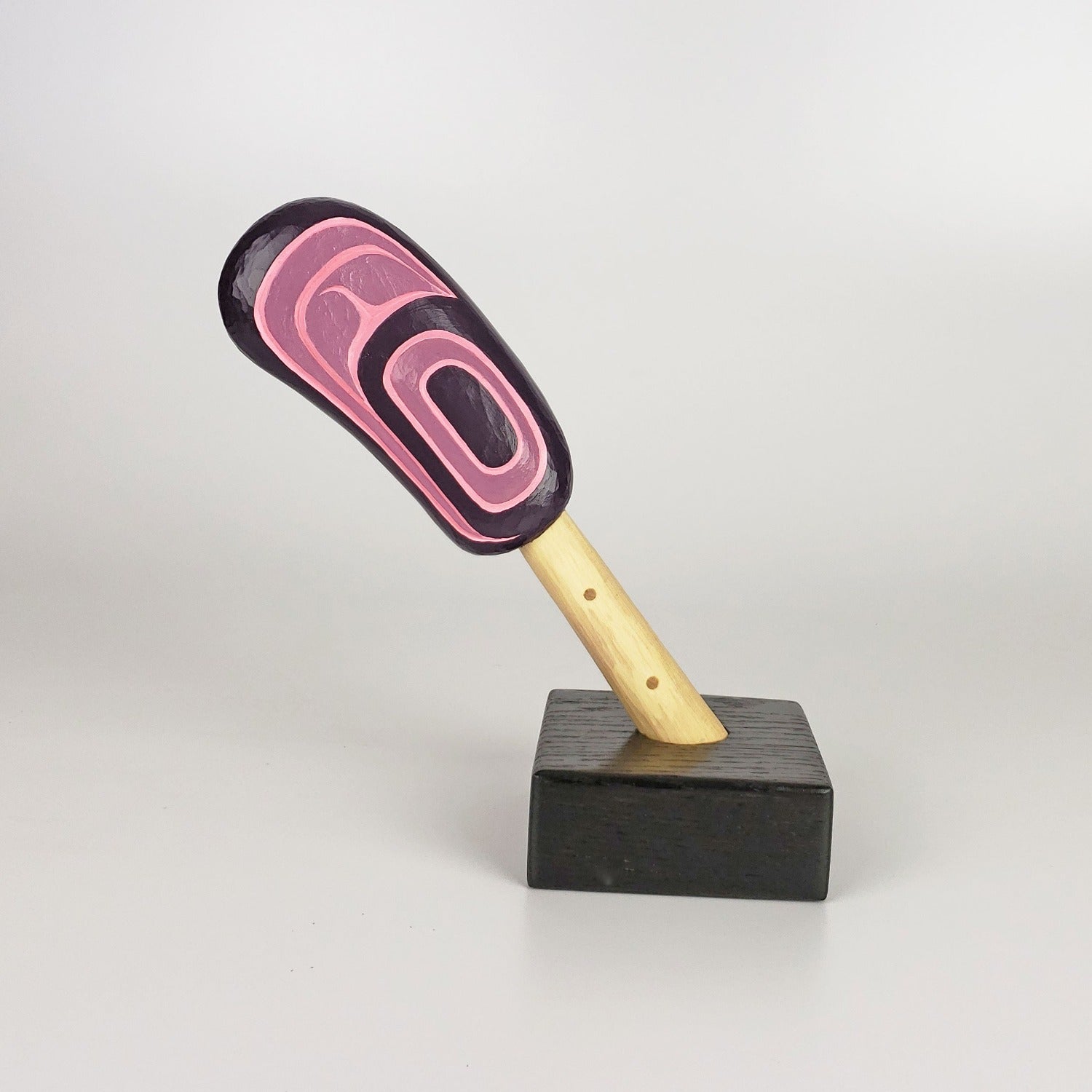 Carved First Nations Rattle by Komoks artist Karver Everson