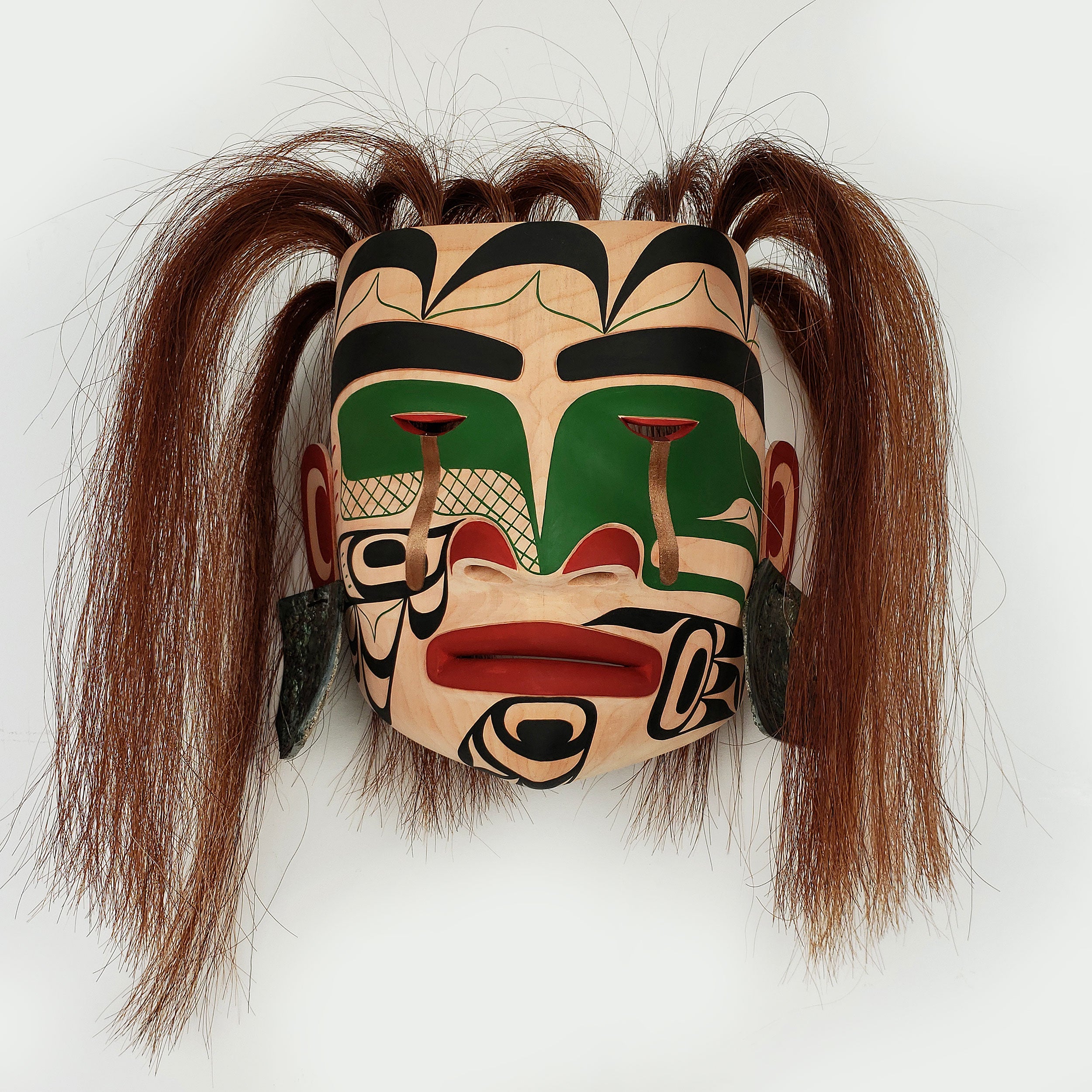 First Nations Portrait Mask by Kwakwaka'wakw Master Carver Calvin Hunt