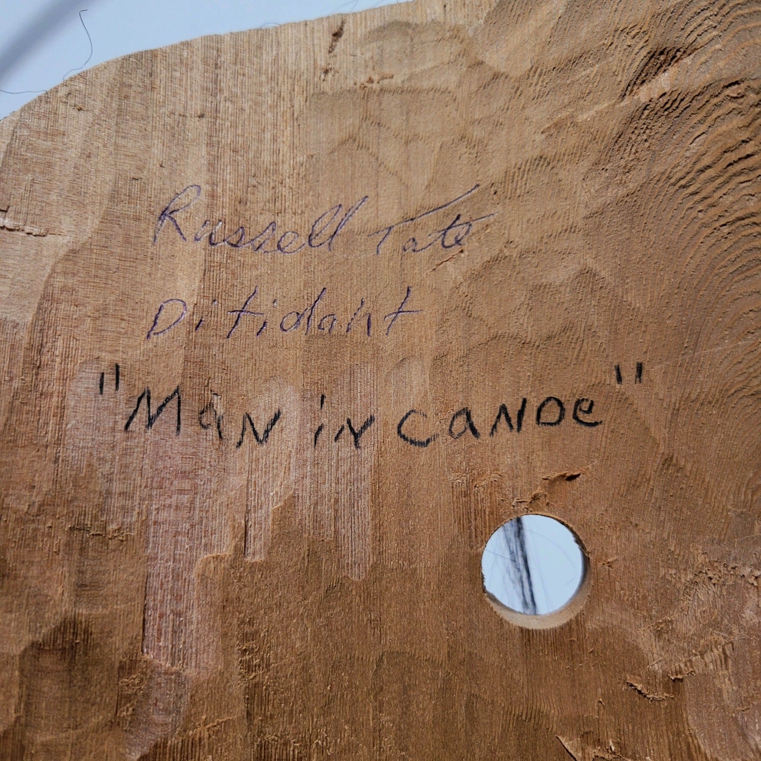 Man in Canoe Mask by Nuu-chah-nulth artist Russell Tate