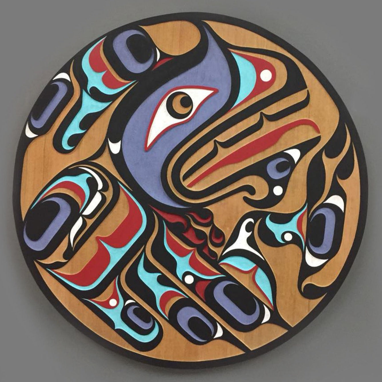 Custom Sandblasted Cedar First Nations Panels by Kwakiutl artist Trevor Hunt