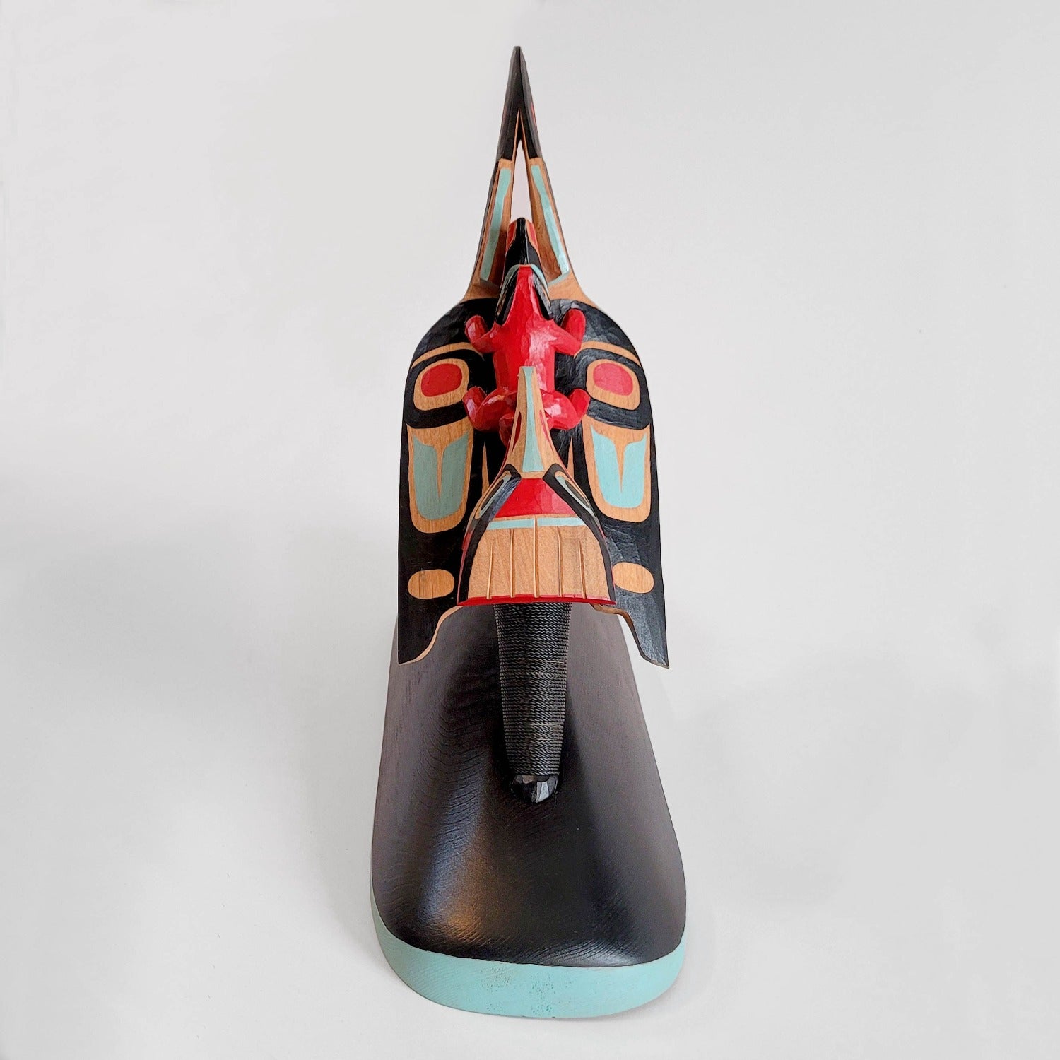 Carved Chief Raven Rattle by Kwakwaka'wakw artist Greg Henderson