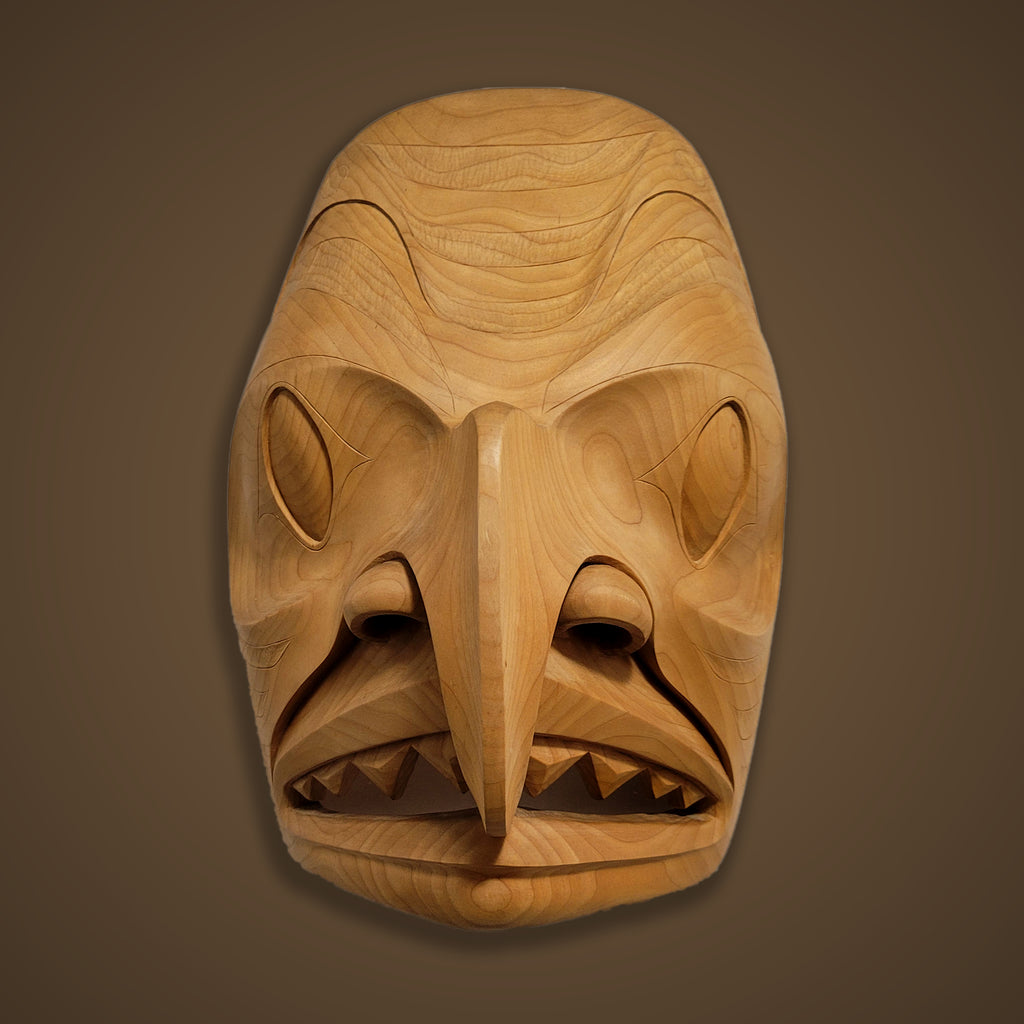 First Nations Shark Mask by Haida carver Wayne Young