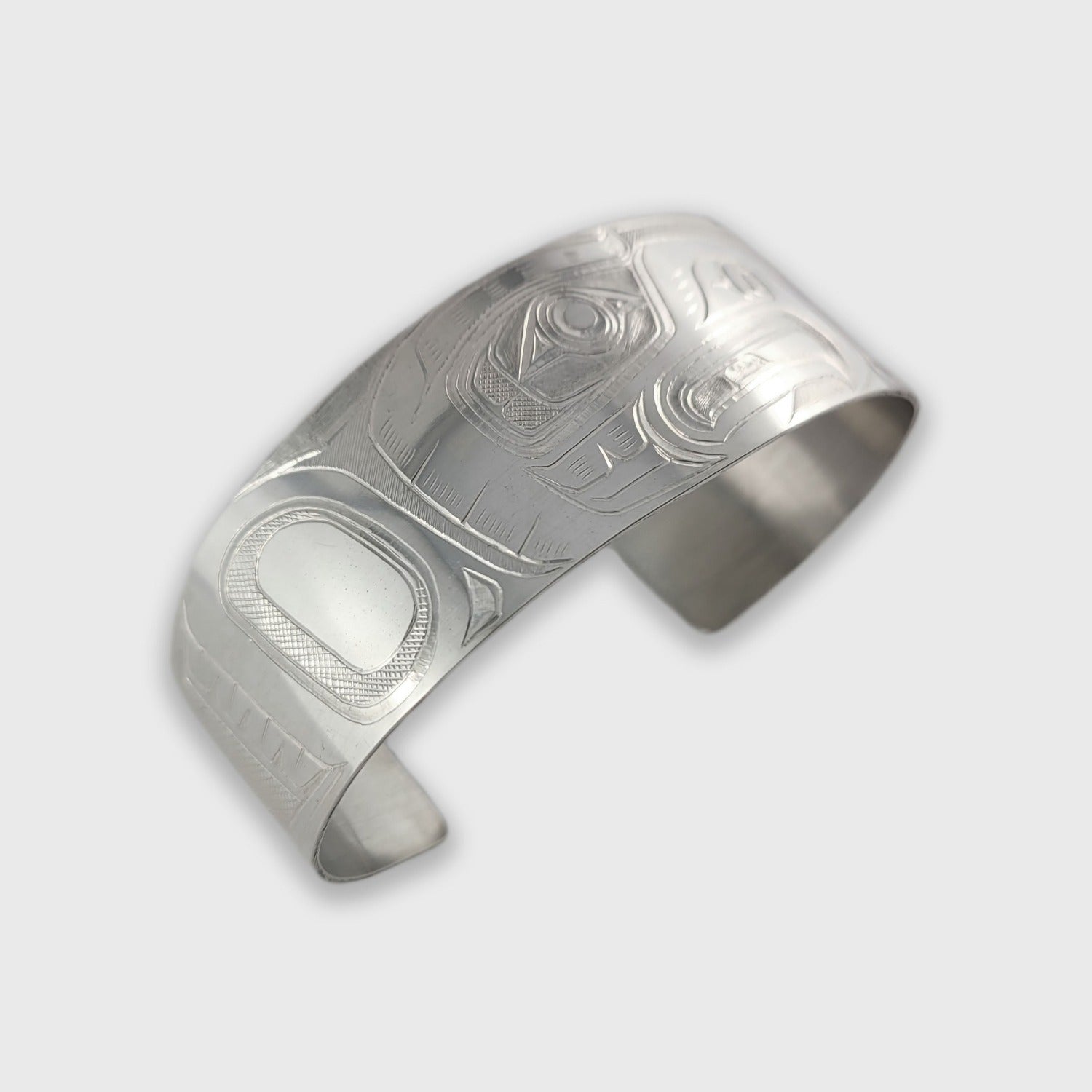 Silver Eagle Bracelet by Kwakwaka'wakw artist Mike Sedgemore