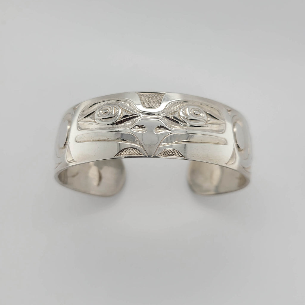 Silver Eagle Bracelet by Nuu-chah-nulth artist Ivan Thomas