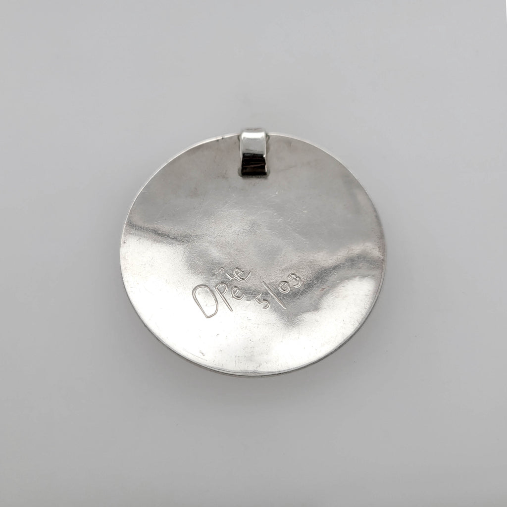 Silver Eagle Pendant by Native artist Opie Oppenheim