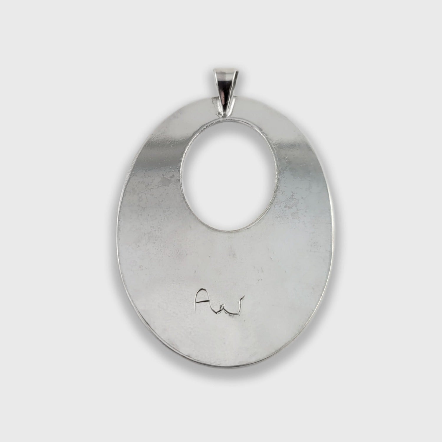 Silver Eagle Pendant by Haida artist Andrew Williams