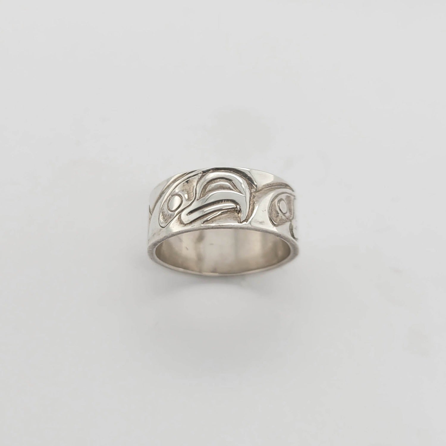 Silver Eagles Band by Haida artist Carmen Goertzen