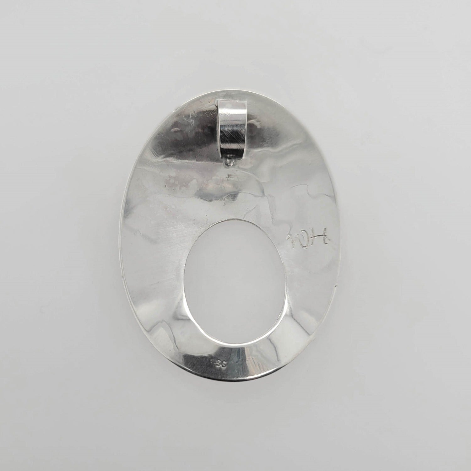 Native Silver Raven Pendant by Tsimshian artist Bill Helin