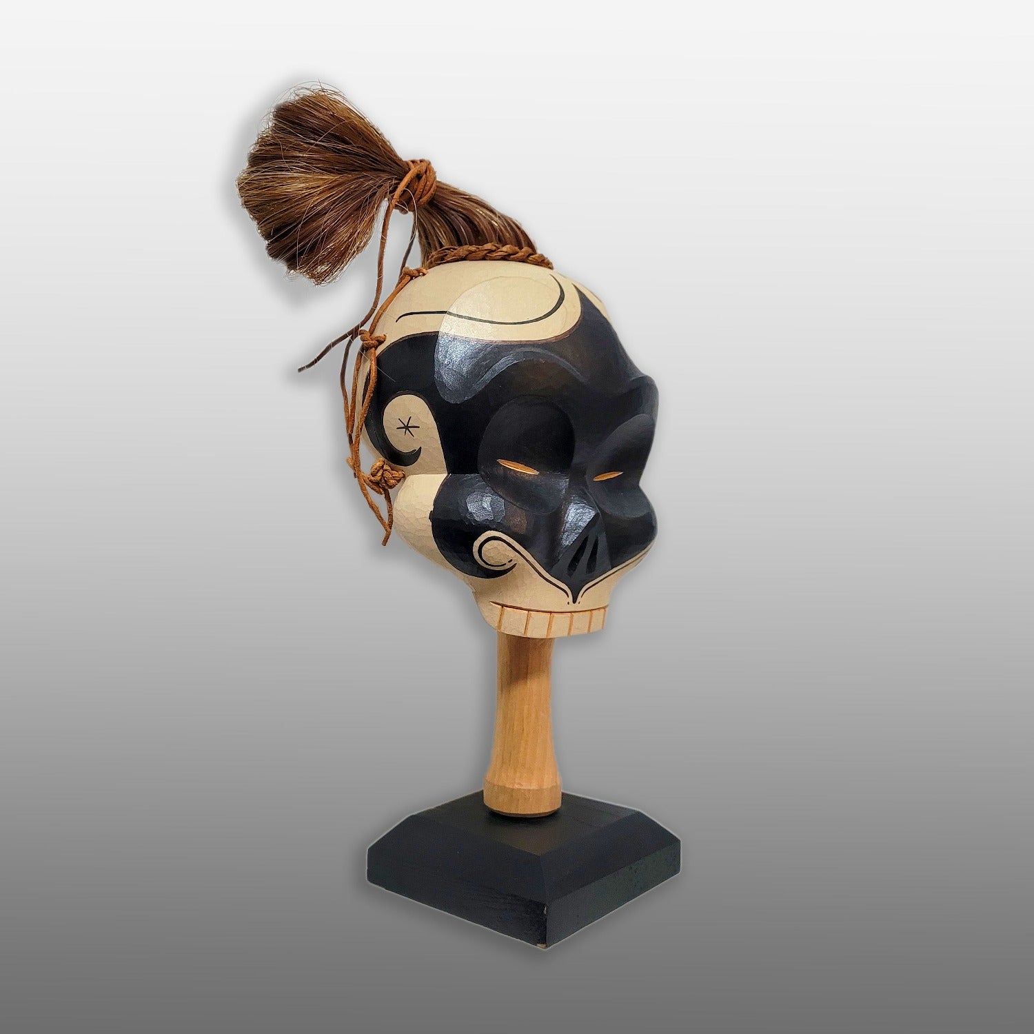 Hamatsa Skull Rattle by Nuu-chah-nulth carver Douglas David